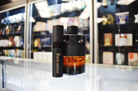 Atomizer filled with The Most Wanted Parfum By Azzaro